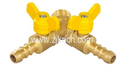 FM-1540 黄铜外牙三通燃气阀