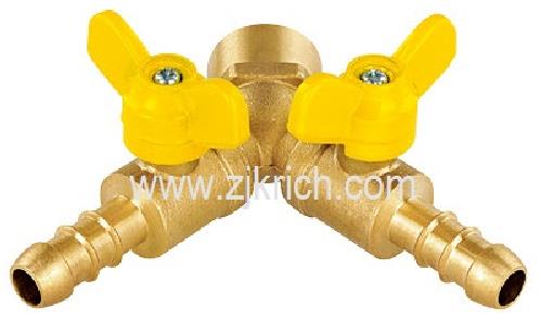 FM-1550 黄铜内牙三通燃气阀