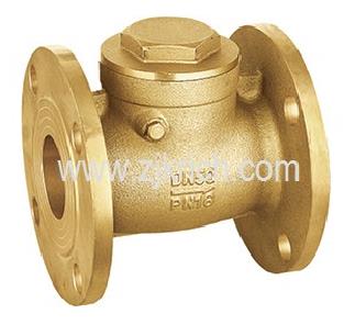 FM-9010 黄铜法兰止回阀