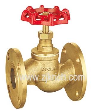 FM-9050 黄铜法兰截止阀